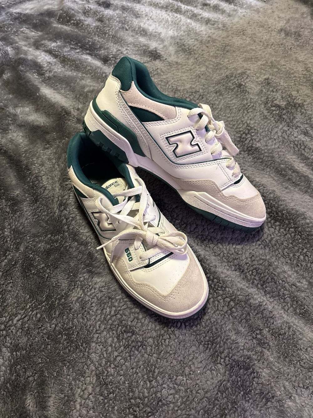 New Balance 550 White/Marsh Green (BB550VTG)